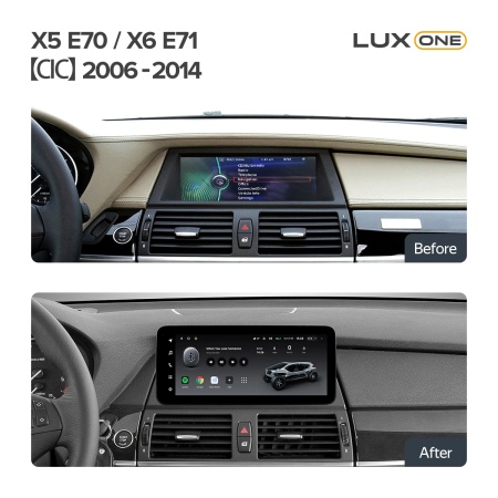 Navigatie Auto Teyes Lux One BMW X5 E70 2007-2013 CIC 6+128GB 12.3" IPS Octa-core 2Ghz, Android 4G Bluetooth 5.1 DSP - Img 3