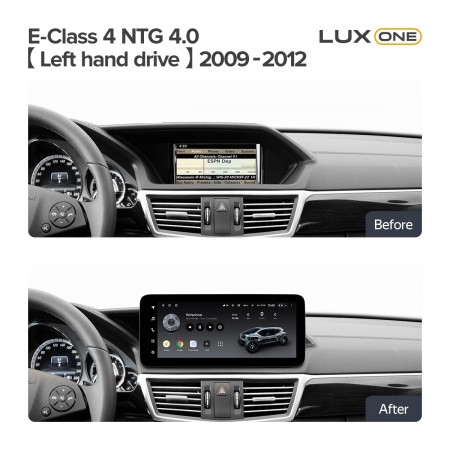 Navigatie auto Teyes Lux One Mercedes-Benz E Class W212 2009-2012 NTG 4.0 6+128GB 12.3 IPS Octa-Core 2.0 GHz Android 4G DSP Bluetooth 5.1 - Img 2