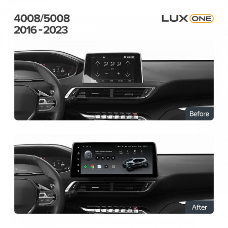 Navigatie Auto Teyes Lux One Peugeot 5008 2017-2023 6+128GB 12.3" IPS Octa-core 2Ghz, Android 4G Bluetooth 5.1 DSP - Img 3