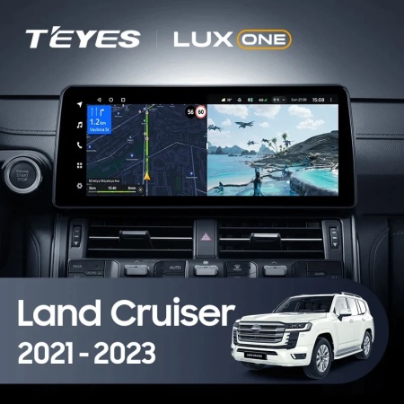 Navigatie Auto Teyes Lux One Toyota Land Cruiser J300 2021-2023 6+128GB 12.3" IPS Octa-core 2Ghz, Android 4G Bluetooth 5.1 DSP - Img 2