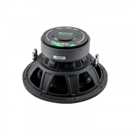 Pachet Subwoofer auto Machete MF 12R 1200W + Amplificator Atom 2000.1 Pro + Kit de cabluri complet - Img 2