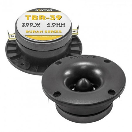 Tweeter auto Avatar Buran TBR-39 set componente, 97mm, 35W RMS, 4Ω, set 2 tweetere