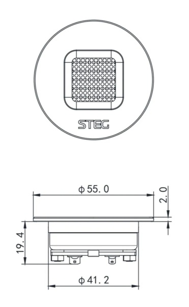 Tweeter auto Steg SST 50 SQL, 55mm, 4Ω, set 2 tweetere - Img 3