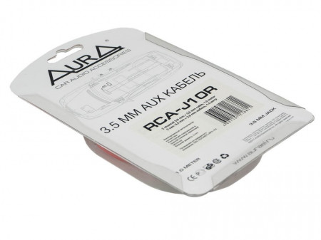 Cablu auxiliar Aura RCA-J10R, 1 metru - Img 6