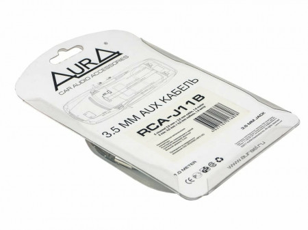 Cablu auxiliar Aura RCA-J11B, 1 metru - Img 9