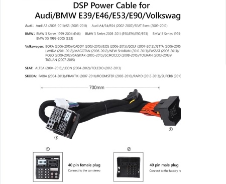 Cablu Plug&amp;Play SNH OEM PNP-PZ005 BMW-AUDI-VW - Img 2