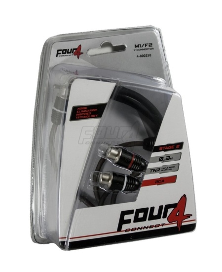Cablu RCA tip Y Four Connect, 4-800258 , Stage2, 1M - 2F, OFC - Img 2