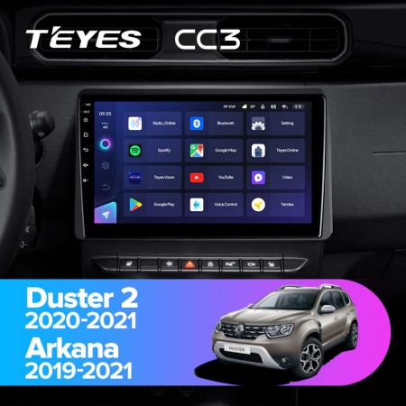 Navigatie Auto cu Asistenta AI Teyes CC4 PRO Dacia Duster 2 2018-2021 8+128GB 10.36&quot; QLED, Android 13, 5G, 7.1 DSP, CarPlay - Img 2