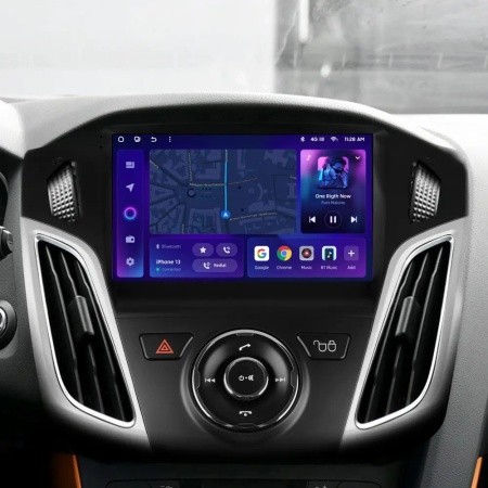 Navigatie Auto MOSS M2 Ford Focus 3 2010-2018 4+64GB 9" IPS Octa-core 1.6Ghz, Android 4G Bluetooth 5.1 DSP - Img 2