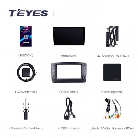 Navigatie Auto Teyes CC2 Plus Mercedes-Benz C Class W203 2004-2011 4+32GB 7" QLED Octa-core 1.8Ghz, Android 4G Bluetooth 5.1 DSP - Img 4