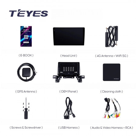 Navigatie Auto Teyes CC3 2K Mazda CX-5 2017-2023 4+64GB 9.5" QLED Octa-core 2Ghz, Android 4G Bluetooth 5.1 DSP - Img 8