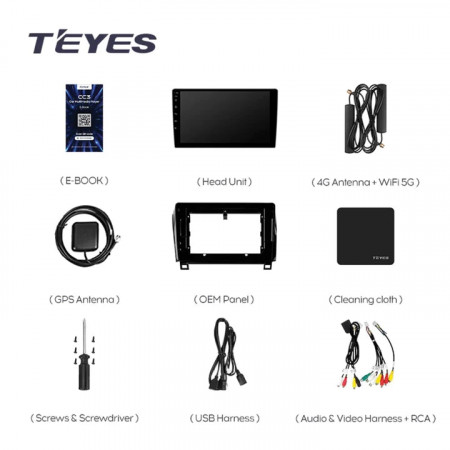 Navigatie Auto Teyes CC3 Toyota Sequoia XK60 2008-2017 6+128GB 10.2&quot; QLED Octa-core 1.8Ghz, Android 4G Bluetooth 5.1 DSP - Img 7