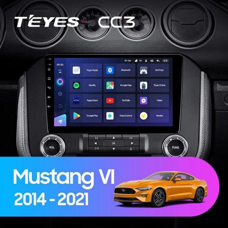 Navigatie Auto Teyes CC3L Ford Mustang 6 2015-2023 4+32GB 9" IPS Octa-core 1.6Ghz Android 4G Bluetooth 5.1 DSP - Img 2