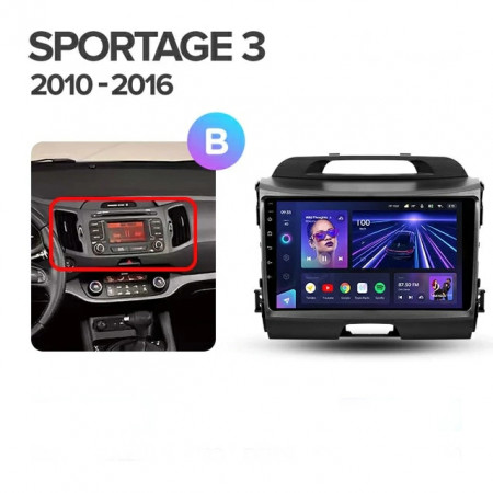 Navigatie Auto Teyes CC3L WiFi Kia Sportage 3 2010-2016 2+32GB 9" IPS Quad-core 1.3Ghz, Android Bluetooth 5.1 DSP - Img 8