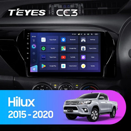 Navigatie Auto Teyes CC3L WiFi Toyota Hilux 2015-2020 2+32GB 10.2" IPS Quad-core 1.3Ghz, Android Bluetooth 5.1 DSP - Img 2