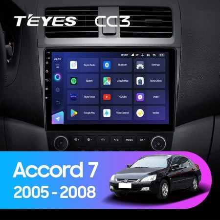Navigatie Auto Teyes CC4 Honda Accord 7 2002-2008 8+128GB 10.36" QLED Octa-core 2.7Ghz, Android 4G Bluetooth 5.1 DSP - Img 2