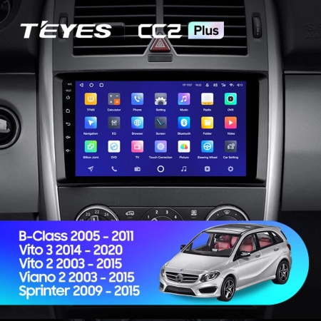 Navigatie Auto Teyes CC4 Mercedes-Benz Vito 3 2014-2020 6+128GB 9.5" QLED Octa-core 2.7Ghz, Android 4G Bluetooth 5.1 DSP - Img 2