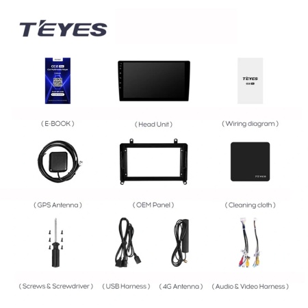 Navigatie Auto Teyes CC4 Toyota Hiace H300 6 2019-2022 6+64GB 9.5" QLED Octa-core 2.7Ghz, Android 4G Bluetooth 5.1 DSP - Img 5