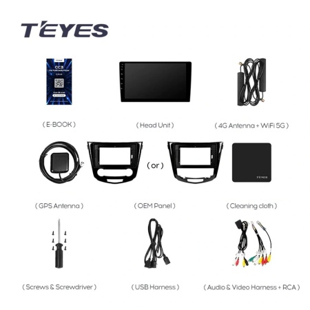 Navigatie Auto Teyes CC4L Nissan Qashqai 2 J11 2013-2017 6+64GB 10.2" QLED Qualcomm 2Ghz, Android 4G Bluetooth 5.1 DSP - Img 5