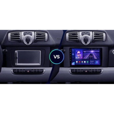 Navigatie Auto Teyes CC4L Smart Fortwo 2007-2014 6+64GB 9" QLED Qualcomm 2Ghz, Android 4G Bluetooth 5.1 DSP - Img 3