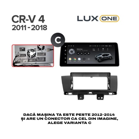 Navigatie Auto Teyes Lux One 360° Honda CR-V 4 2011-2016 6+128GB 12.3" IPS Octa-core 2Ghz, Android 4G Bluetooth 5.1 DSP - Img 10