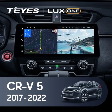 Navigatie Auto Teyes Lux One 360° Honda CR-V 5 2016-2022 6+128GB 12.3" IPS Octa-core 2Ghz, Android 4G Bluetooth 5.1 DSP - Img 2