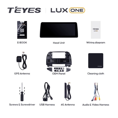 Navigatie Auto Teyes Lux One 360° Hyundai Santa Fe 2 2007-2012 6+128GB 12.3" IPS Octa-core 2Ghz, Android 4G Bluetooth 5.1 DSP - Img 8