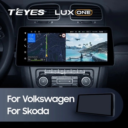 Navigatie Auto Teyes Lux One 360° Volkswagen Sharan 2 2010-2022 6+128GB 12.3" IPS Octa-core 2Ghz, Android 4G Bluetooth 5.1 DSP - Img 2