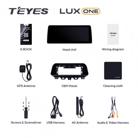 Navigatie Auto Teyes Lux One Hyundai Tucson 3 2018-2020 4+32GB 12.3" IPS Octa-core 2Ghz, Android 4G Bluetooth 5.1 DSP - Img 6
