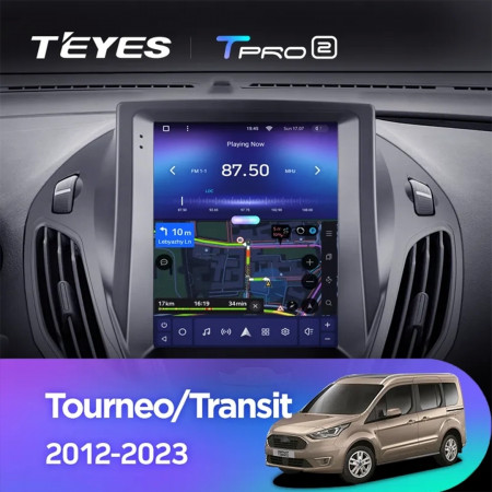 Navigatie Auto Teyes Tip Tesla TPRO 2 Ford Tourneo Custom 2012-2023 3+32GB 9.7" QLED Octa-core 1.8Ghz, Android 4G Bluetooth 5.1 DSP - Img 3