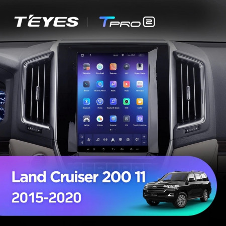 Navigatie Auto Teyes Tip Tesla TPRO 2 Toyota Land Cruiser 200 2015-2020 3+32GB 9.7" QLED Octa-core 1.8Ghz, Android 4G Bluetooth 5.1 DSP - Img 2