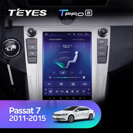Navigatie Auto Teyes Tip Tesla TPRO 2 Volkswagen Passat B7 2010-2015 3+32GB 9.7" QLED Octa-core 1.8Ghz, Android 4G Bluetooth 5.1 DSP - Img 3
