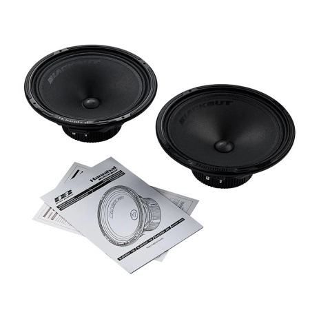 Set 2 Difuzoare Auto Deaf Bonce Hannibal Blackout 200, Midrange 200mm, 150W RMS, 4 Ohm - Img 5