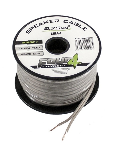 Cablu boxe Four Connect, 4-SCM07515, Stage 1, 15 M, 0.75 mm2,OFCA