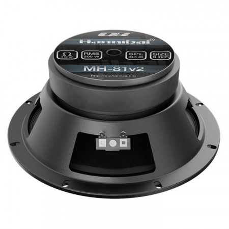 Difuzoare auto Deaf Bonce Hannibal MH-81 V2 set componente, 200mm, 200W RMS, 4Ω, set 2 difuzoare - Img 6
