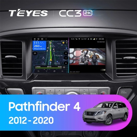 Navigatie Auto cu Asistenta AI Teyes CC4 PRO Nissan Pathfinder 2013-2020 8+128GB 9.5&quot; QLED, Android 13, 5G, 7.1 DSP, CarPlay - Img 2