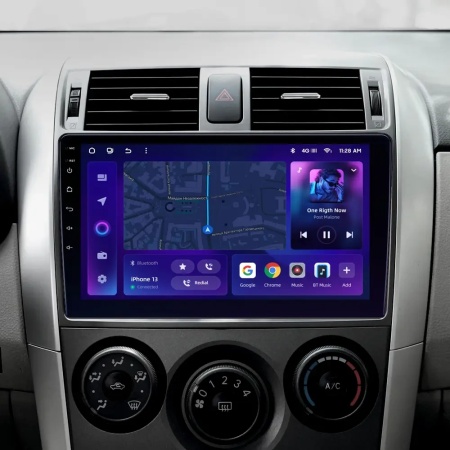 Navigatie Auto MOSS M3 Toyota Corolla 10 2006-2013 4+32GB 9" QLED Octa-core 2Ghz, Android 4G Bluetooth 5.1 DSP - Img 2