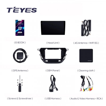 Navigatie Auto Teyes CC3 2K Opel Corsa F 2019-2023 6+128GB 9.5" QLED Octa-core 2Ghz, Android 4G Bluetooth 5.1 DSP - Img 7