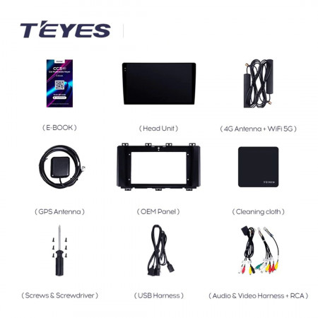 Navigatie Auto Teyes CC3 2K Seat Ateca 2016-2021 4+64GB 9.5" QLED Octa-core 2Ghz, Android 4G Bluetooth 5.1 DSP - Img 6