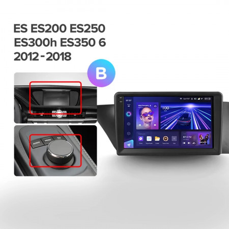 Navigatie Auto Teyes CC3 Lexus ES 2013-2018 4+32GB 9" QLED Octa-core 1.8Ghz, Android 4G Bluetooth 5.1 DSP - Img 8