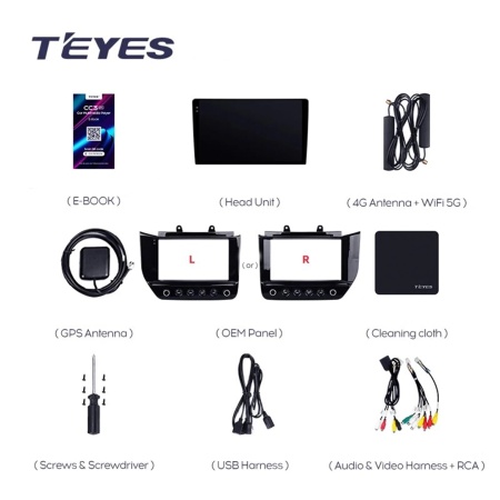 Navigatie Auto Teyes CC3L Maserati GranTurismo 2007-2019 4+64GB 9" IPS Octa-core 1.6Ghz, Android 4G Bluetooth 5.1 DSP - Img 6