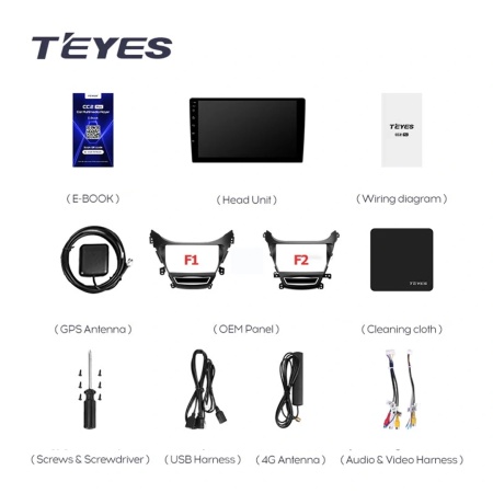 Navigatie Auto Teyes CC4 Hyundai Elantra 5 2010-2016 6+64GB 9.5" QLED Octa-core 2.7Ghz, Android 4G Bluetooth 5.1 DSP - Img 6
