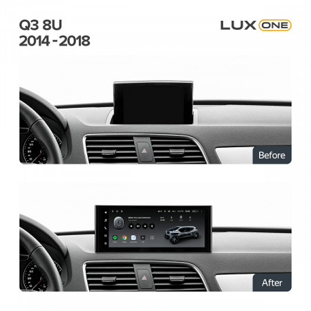 Navigatie Auto Teyes Lux One Audi Q3 8U 2011-2018 6+128GB 12.3" IPS Octa-Core 2.0 GHz Android 4G DSP Bluetooth 5.1 - Img 2