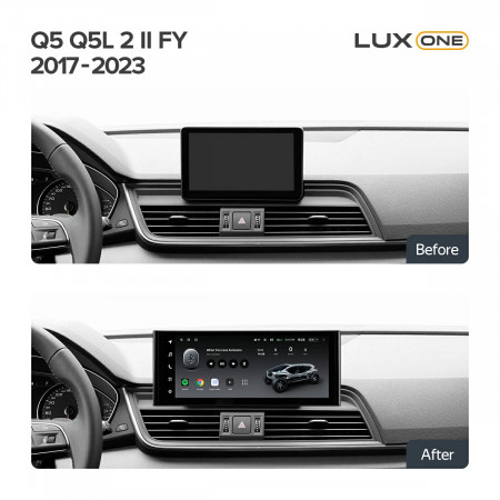 Navigatie Auto Teyes Lux One Audi Q5 80A 2018-2023 6+128GB 12.3" IPS Octa-Core 2.0 GHz Android 4G DSP Bluetooth 5.1 - Img 3