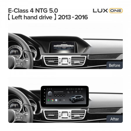Navigatie auto Teyes Lux One Mercedes-Benz E Class W212 2013-2016 NTG 5.0 6+128GB 12.3 IPS Octa-Core 2.0 GHz Android 4G DSP Bluetooth 5.1 - Img 2
