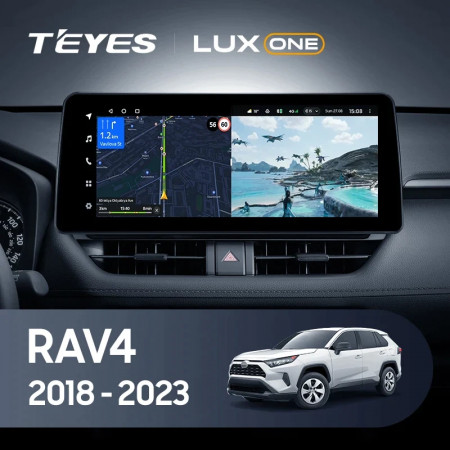 Navigatie Auto Teyes Lux One Toyota RAV4 XA50 2019-2023 6+128GB 12.3" IPS Octa-core 2Ghz, Android 4G Bluetooth 5.1 DSP - Img 2