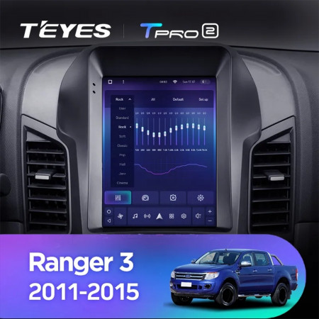 Navigatie Auto Teyes Tip Tesla TPRO 2 Ford Ranger 3 2011-2018 3+32GB 9.7" QLED Octa-core 1.8Ghz, Android 4G Bluetooth 5.1 DSP - Img 3