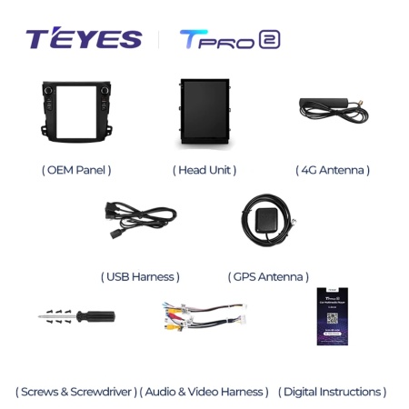 Navigatie Auto Teyes Tip Tesla TPRO 2 Mitsubishi Outlander 2 2007-2013 4+64GB 9.7" QLED Octa-core 1.8Ghz, Android 4G Bluetooth 5.1 DSP - Img 5