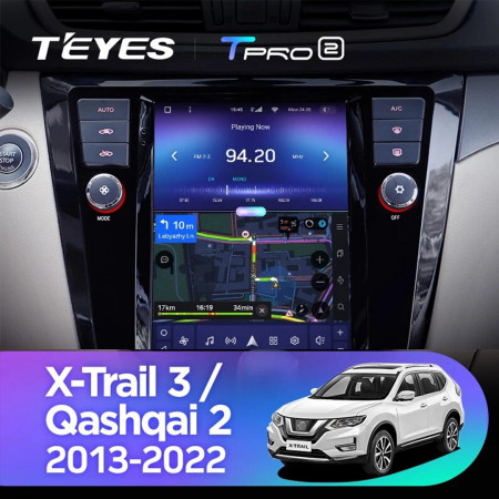 Navigatie Auto Teyes Tip Tesla TPRO 2 Nissan X Trail 3 T32 2013-2017 3+32GB 9.7" QLED Octa-core 1.8Ghz, Android 4G Bluetooth 5.1 DSP - Img 3
