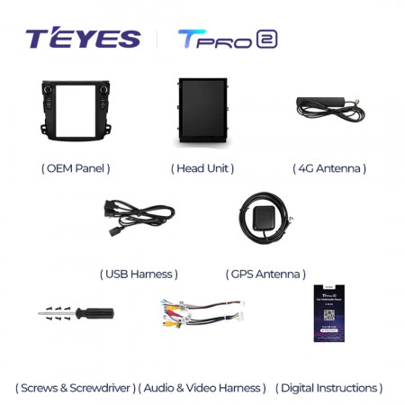 Navigatie Auto Teyes Tip Tesla TPRO 2 Peugeot 4007 2007-2012 3+32GB 9.7" QLED Octa-core 1.8Ghz, Android 4G Bluetooth 5.1 DSP - Img 4